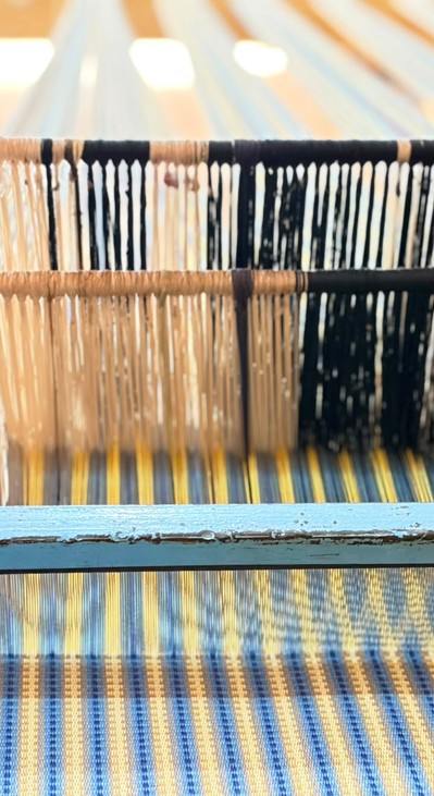 Students working on apparel and textiles